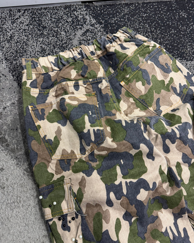 Jeans Uomo Cargo Army