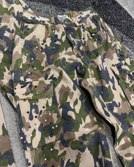 Jeans Uomo Cargo Army