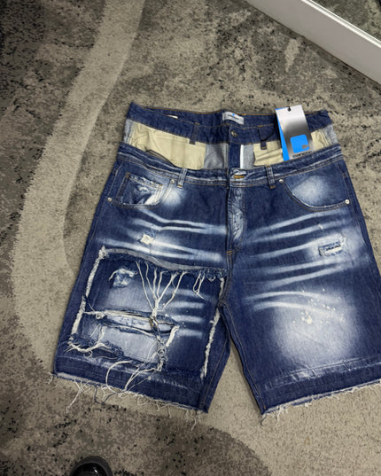 Bermuda Uomo Taglie Forti DQ4 Blu