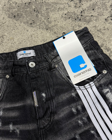 Bermuda Uomo Cianotic Stripes Black