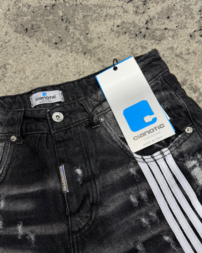 Bermuda Uomo Cianotic Stripes Black