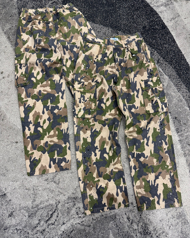 Jeans Uomo Cargo Army