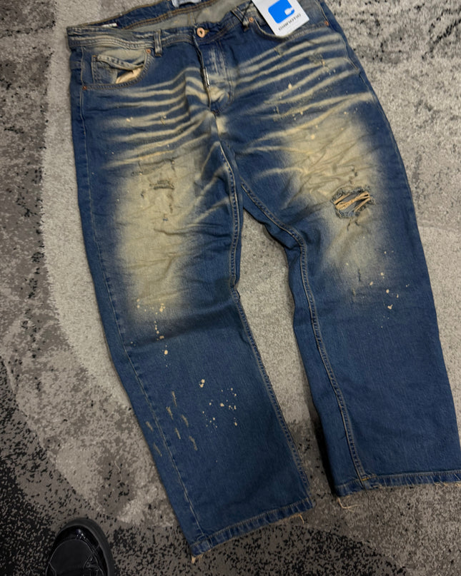 Jeans Uomo Taglie Forti Dust Blu