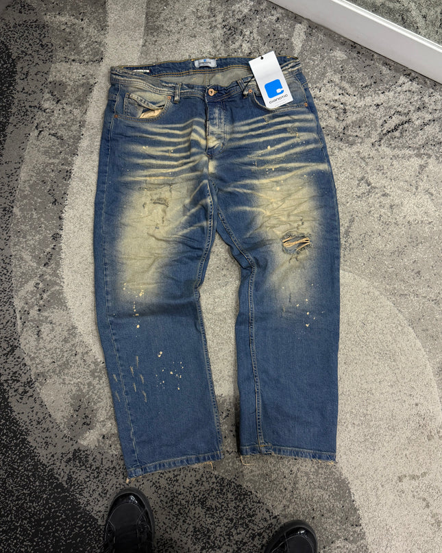 Jeans Uomo Taglie Forti Dust Blu