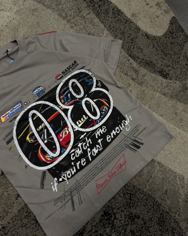 T-Shirt Uomo Taglie Forti Cnt Nascar