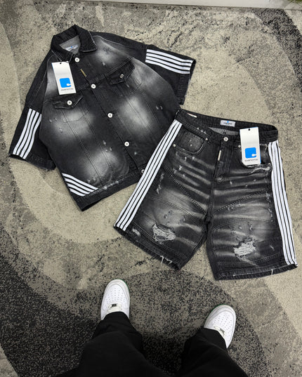 Completo Uomo Cianotic Stripe