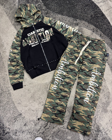Completo Uomo Cianotic Tracksuit Army