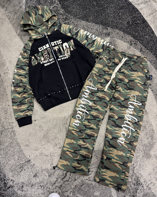 Completo Uomo Cianotic Tracksuit Army