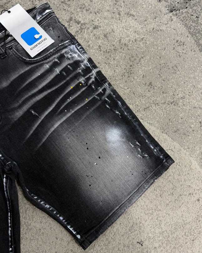 Bermuda Uomo Taglie Forti RSB22 BLACK