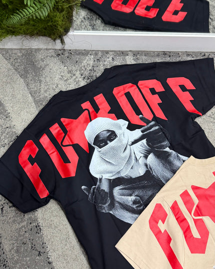 T-Shirt Uomo Taglie Forti Cianotic F*CK