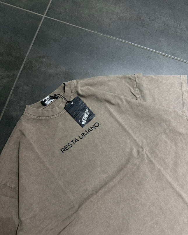 T-Shirt Uomo Bunker Resta Umano