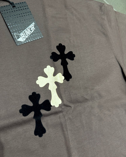T-shirt Uomo Bunker Crop Croci