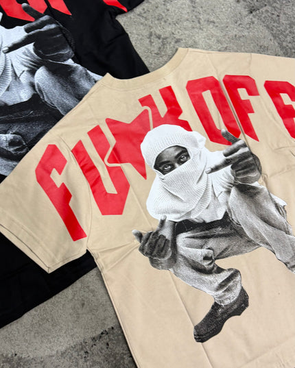 T-Shirt Uomo Taglie Forti Cianotic F*CK
