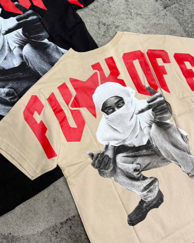 T-Shirt Uomo Taglie Forti Cianotic F*CK