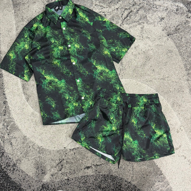 Completo Uomo Mare Uomo Camicia+Costume