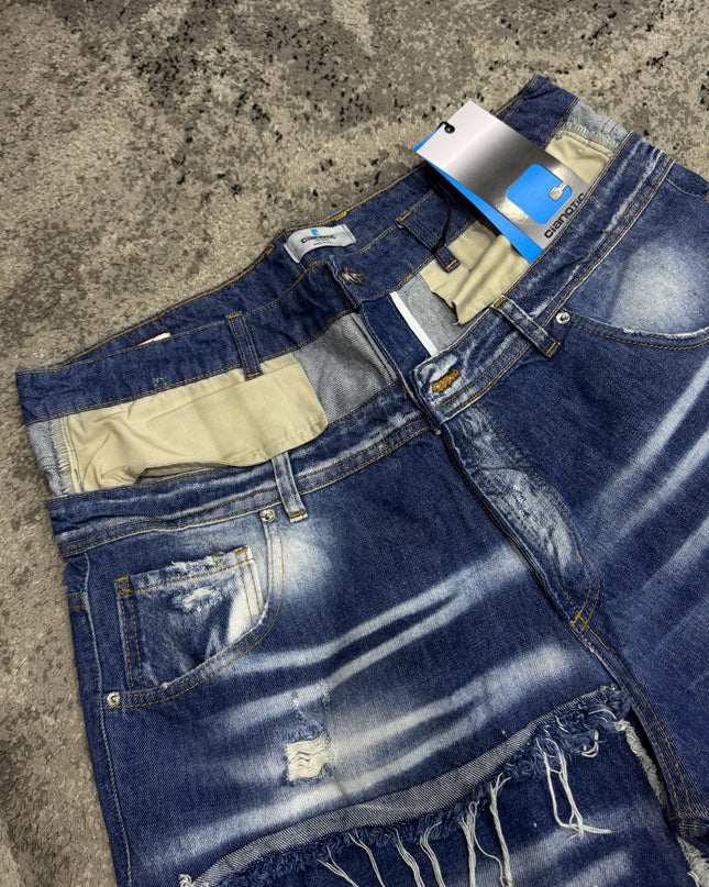 Bermuda Uomo Taglie Forti DQ4 Blu