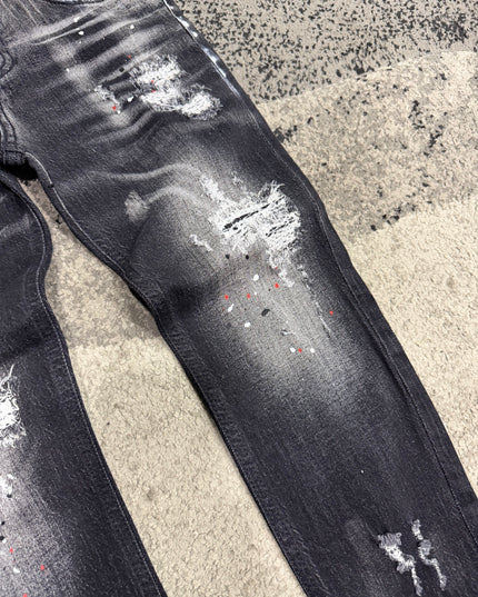 Jeans Bambino Cianotic over time black