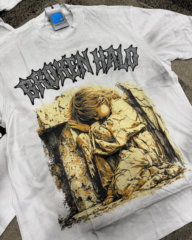 T-Shirt Uomo Cianotic Taglie Forti Broken Halo