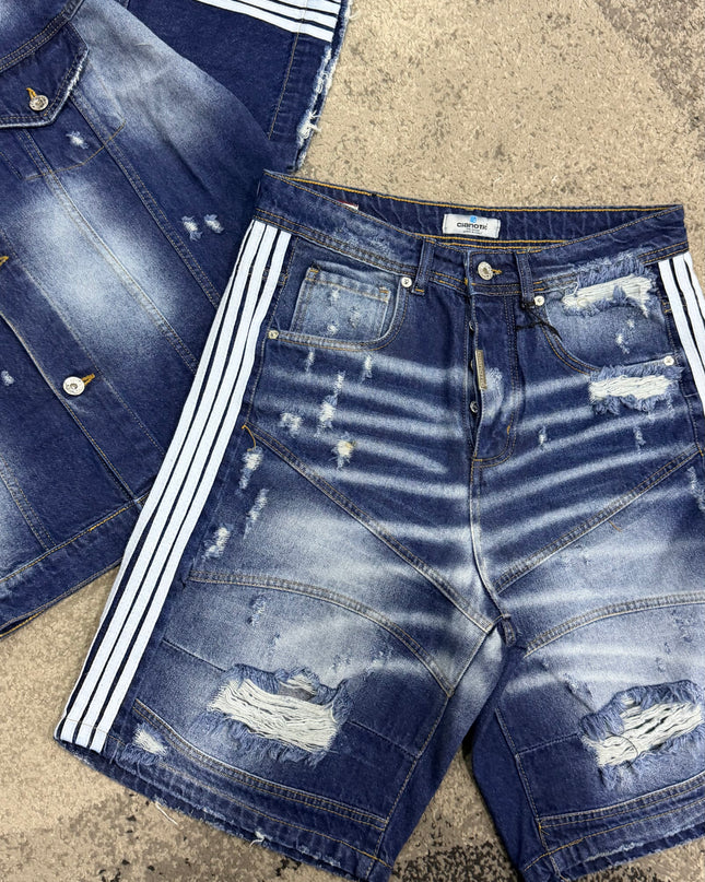 Completo Uomo Cianotic Stripe
