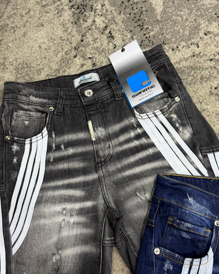 Bermuda bambino Cianotic Stripes