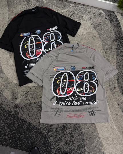 T-Shirt Uomo Taglie Forti Cnt Nascar