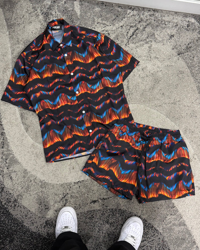 Completo Uomo Mare Uomo Camicia+Costume