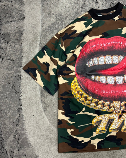 T-Shirt Uomo TPWR Mimetica Mouth