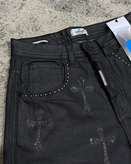 Bermuda Uomo Cianotic Spalmato Cross