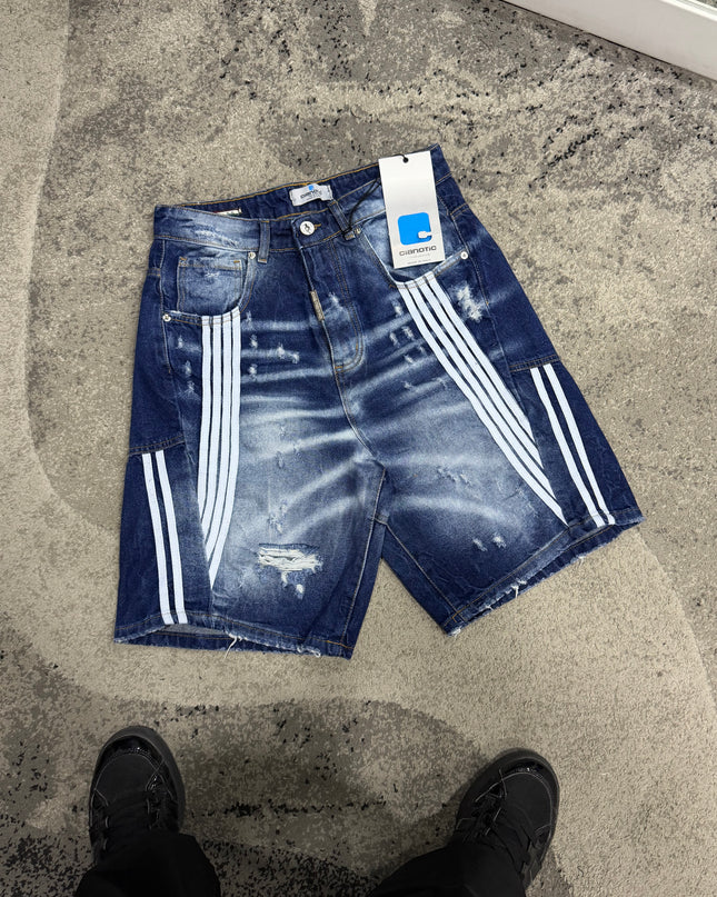 Bermuda Uomo Cianotic Stripes Blu