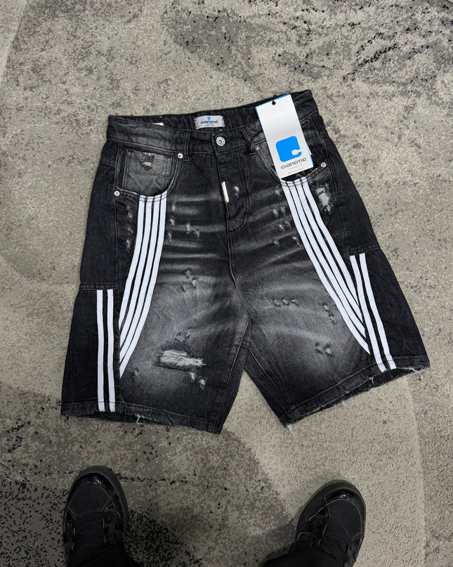 Bermuda Uomo Cianotic Stripes Black