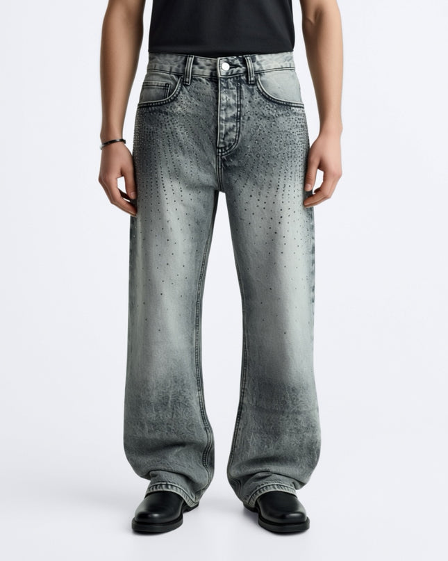 Jeans Uomo Baggy Brillantinato ADX JC8416