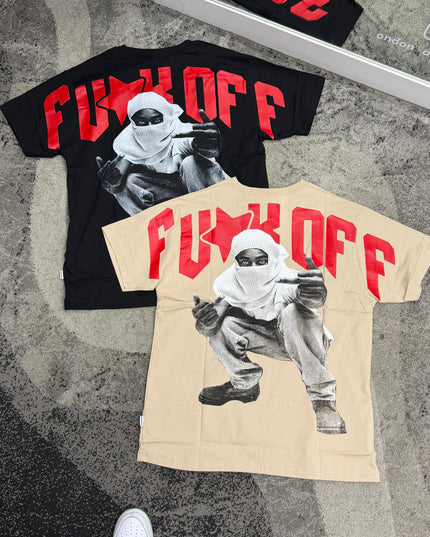 T-Shirt Uomo Taglie Forti Cianotic F*CK