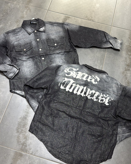 Giubbino Uomo Jeans Sfumato