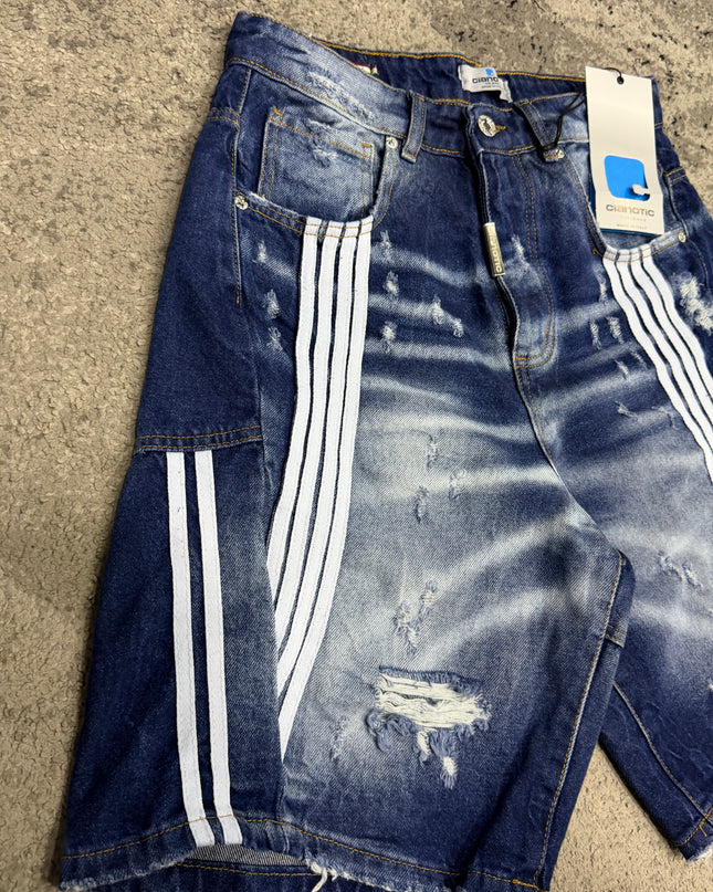 Bermuda Uomo Cianotic Stripes Blu