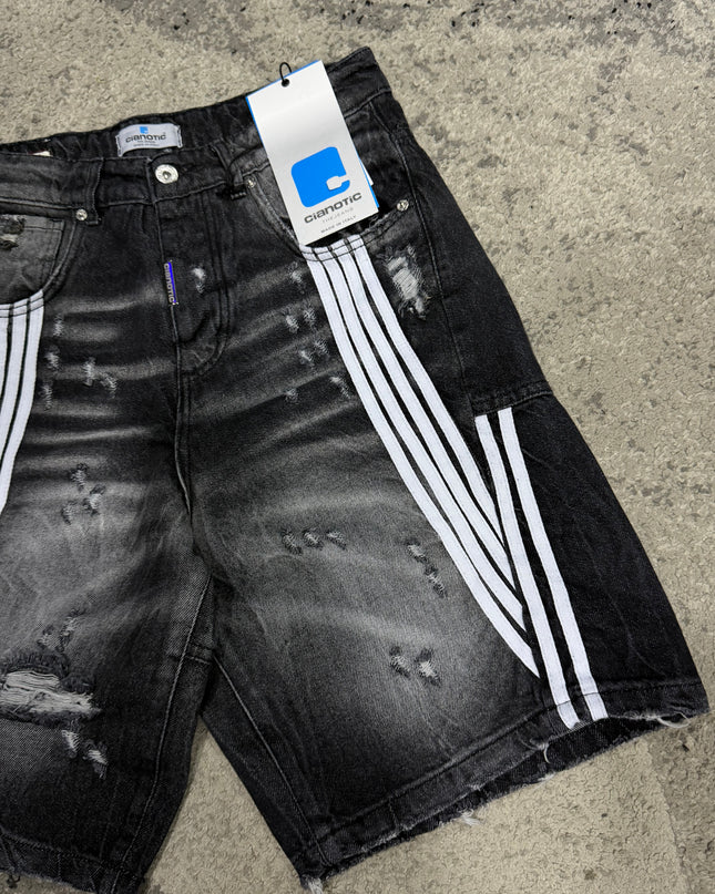 Bermuda Uomo Cianotic Stripes Black