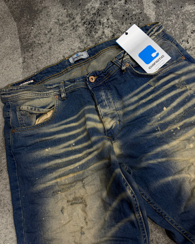 Jeans Uomo Taglie Forti Dust Blu