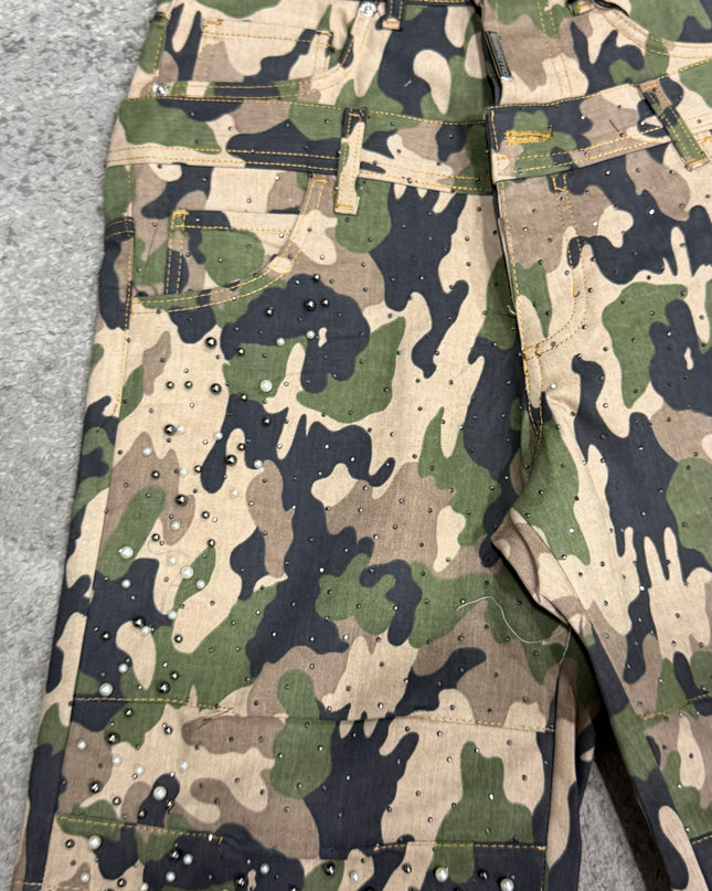 Bermuda Uomo Cianotic Army Double