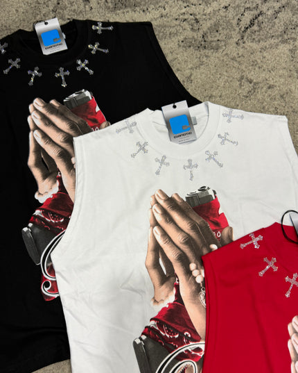 T-Shirt Uomo Cianotic PRAY CRS