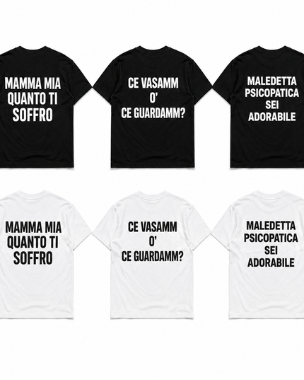 T-shirt Frasi miste