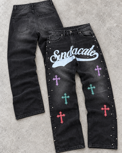 Jeans Uomo Baggy PSalms Sindacate