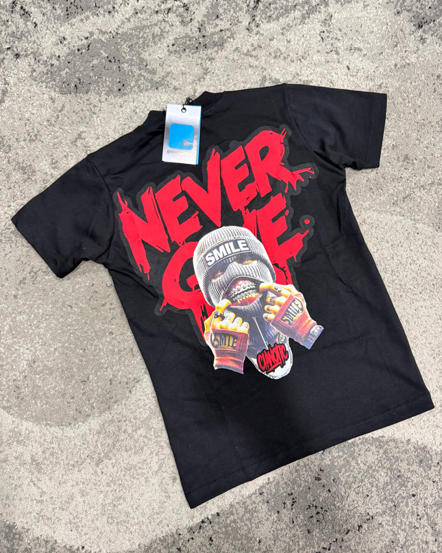 T-shirt Bambino CNT NeverGiveUP
