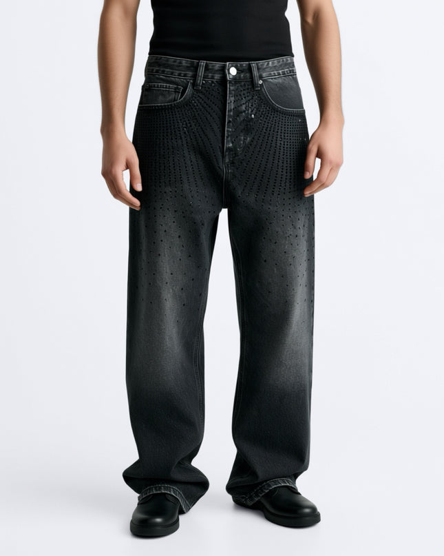 Jeans Uomo Baggy Brillantinato ADX JC8417