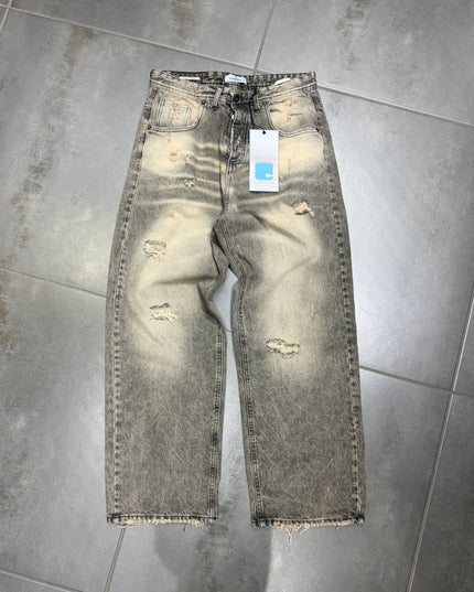 Jeans Uomo Super Baggy 02 Sabbiato Black