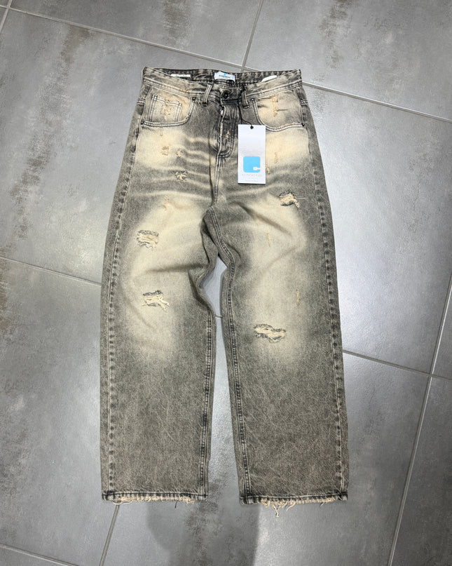 Jeans Uomo Super Baggy 02 Sabbiato Black