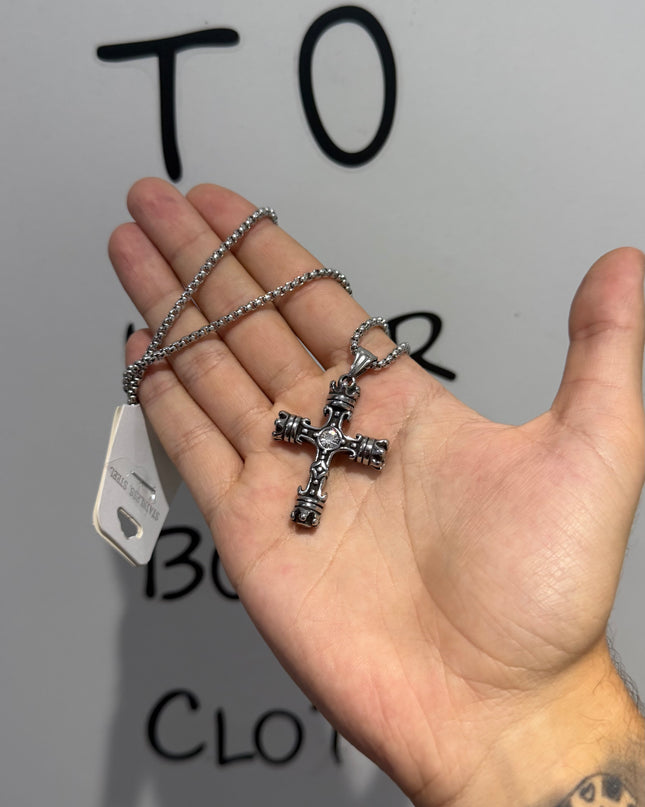 Collana Cross Diamond