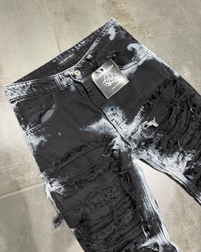 Jeans Uomo Taglie Forti Ripped Dark Shadow Believe