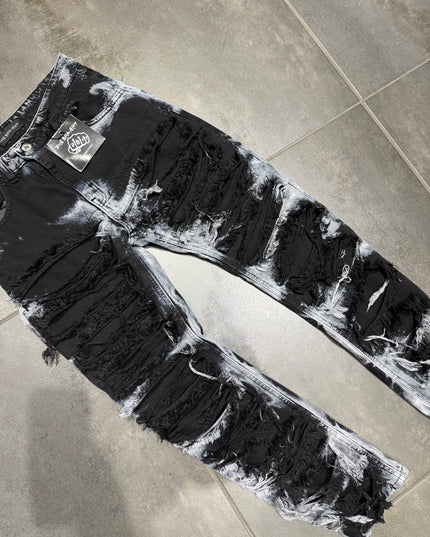 Jeans Uomo Taglie Forti Ripped Dark Shadow Believe
