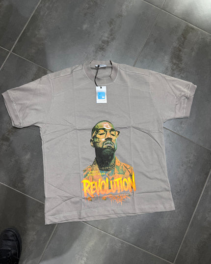 T-Shirt Uomo Cotone Taglie Forti Cnt Revolution