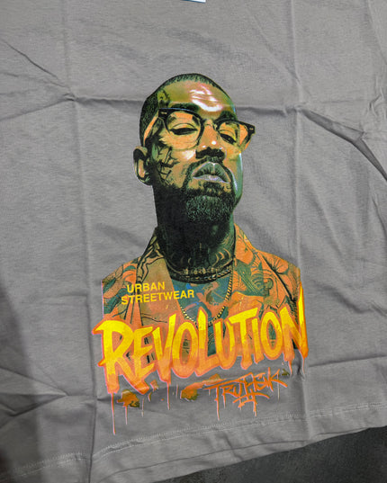 T-Shirt Uomo Cotone Taglie Forti Cnt Revolution