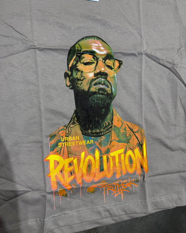 T-Shirt Uomo Cotone Taglie Forti Cnt Revolution